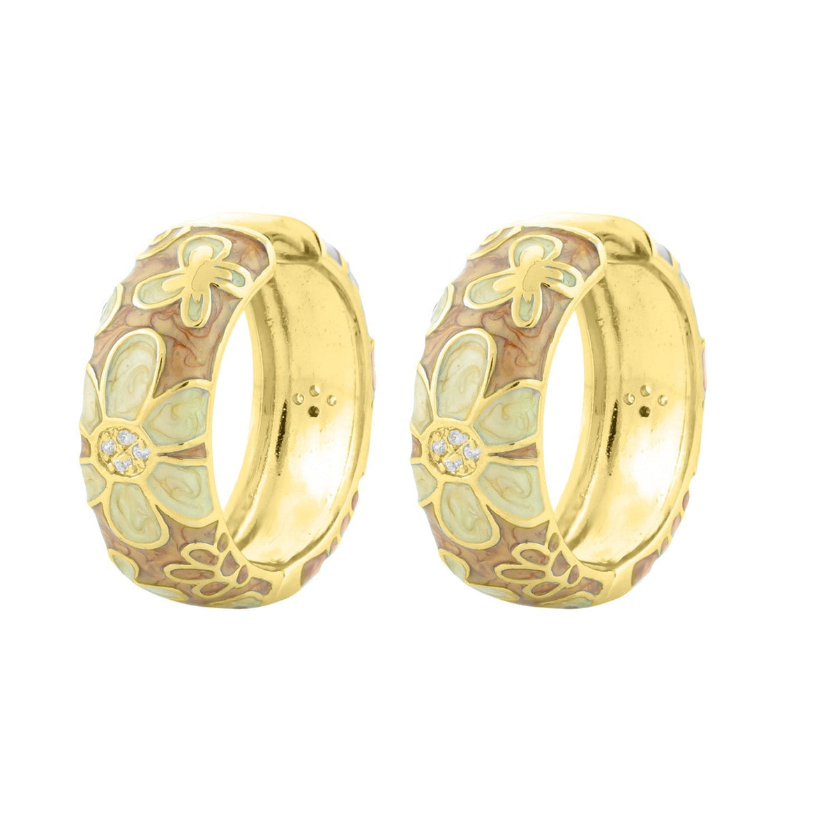 Butterfly Hoop Earrings