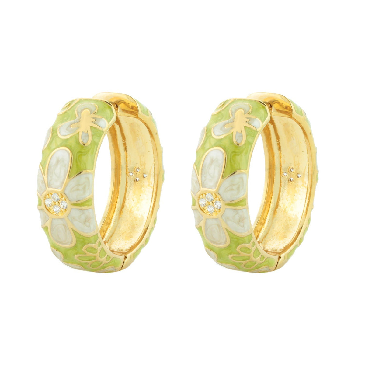 Butterfly Hoop Earrings