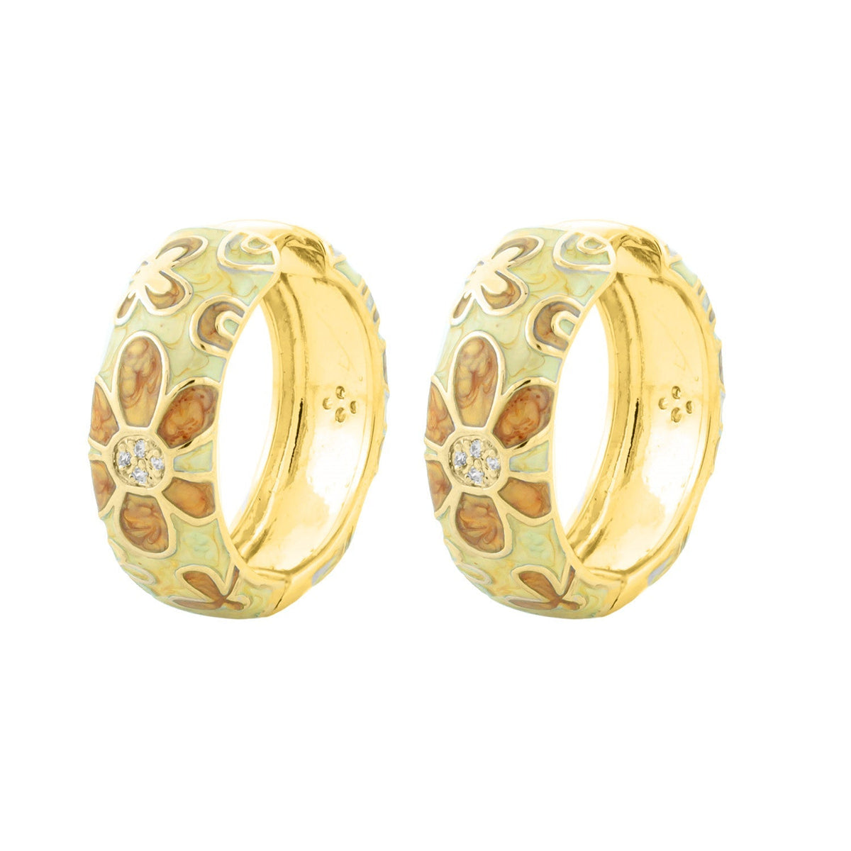Butterfly Hoop Earrings