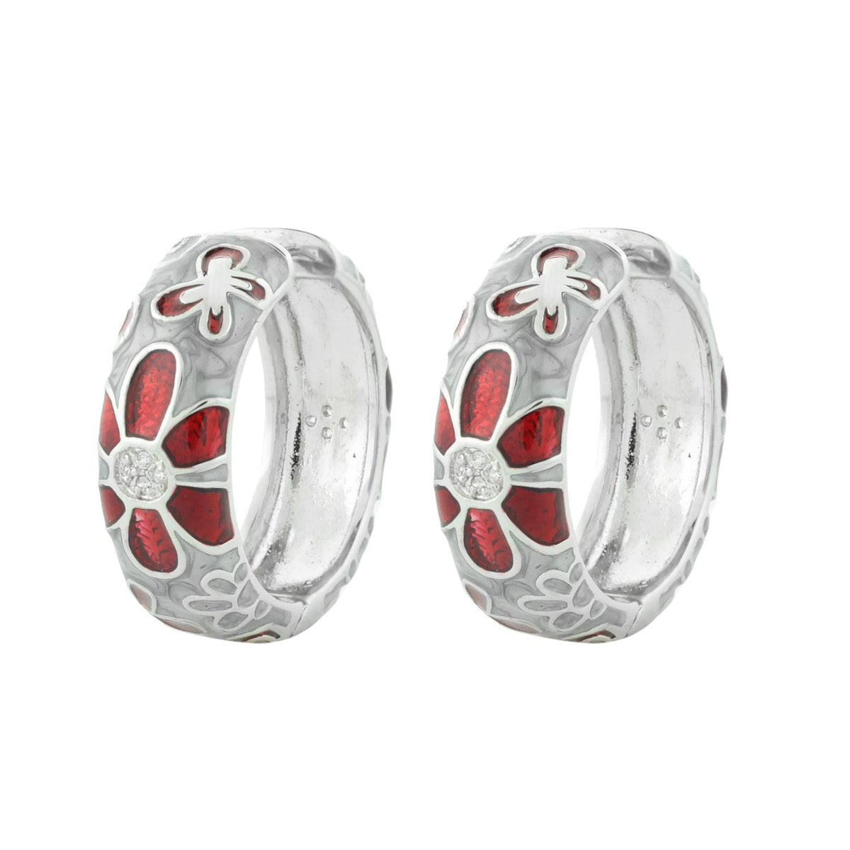 Butterfly Hoop Earrings