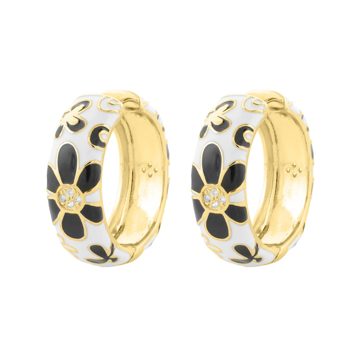 Butterfly Hoop Earrings