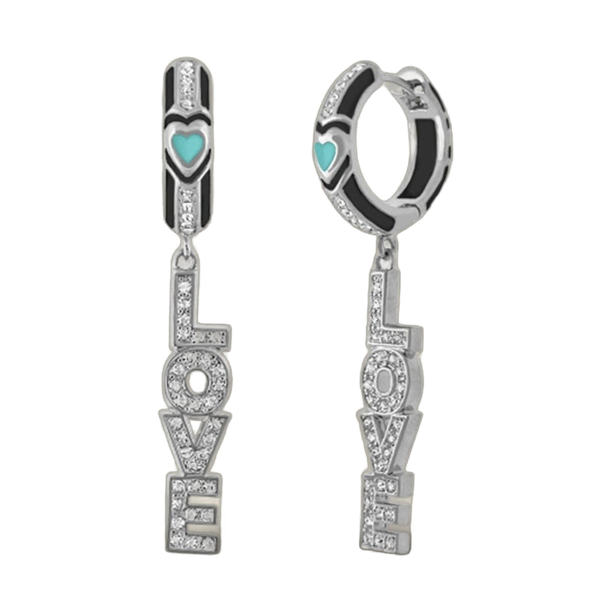 Charming 2 Earrings — Love Letter Drop