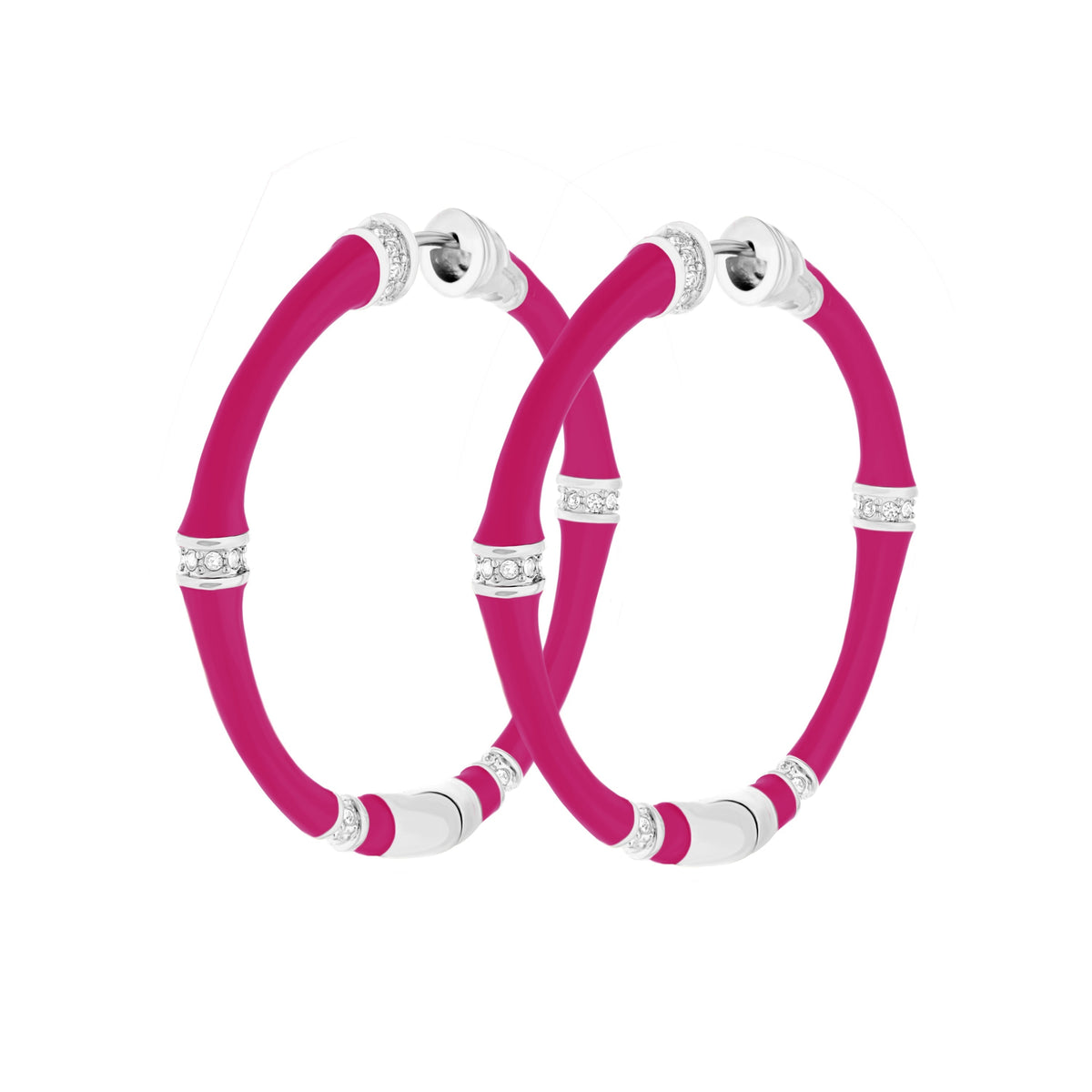 Bamboo Earrings — Hoop