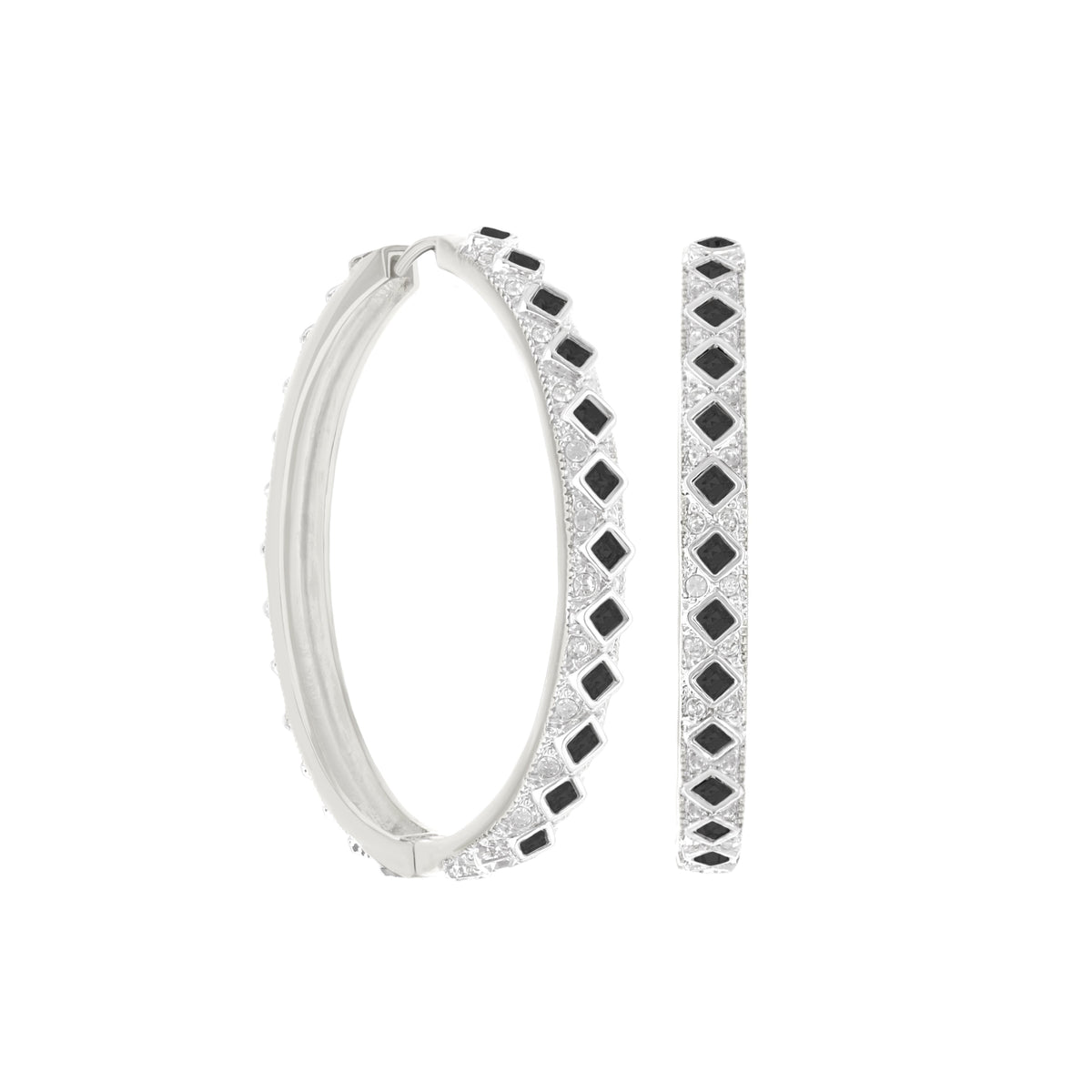 Crystal Hoop Earrings