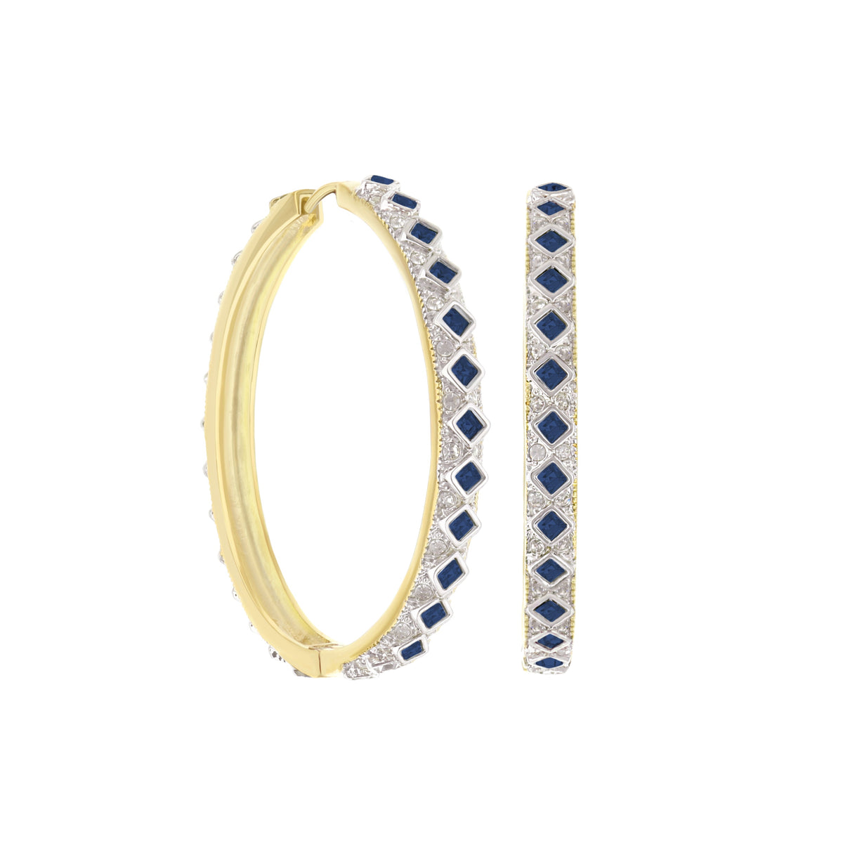 Crystal Hoop Earrings