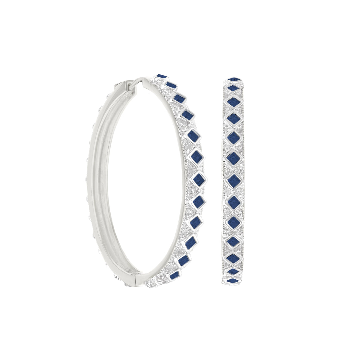 Crystal Hoop Earrings