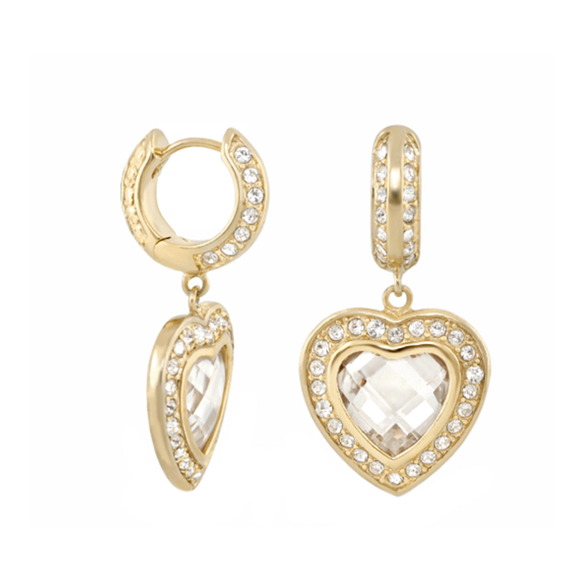 Classic Charm Heart Earrings