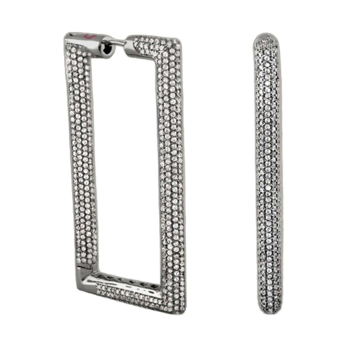 Shimmer and Glimmer Rectangle Earrings