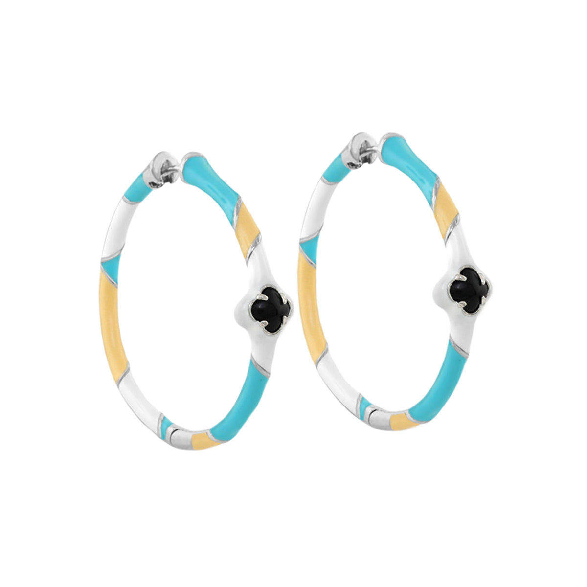 Clover and Clover Again — Enamel Hoop