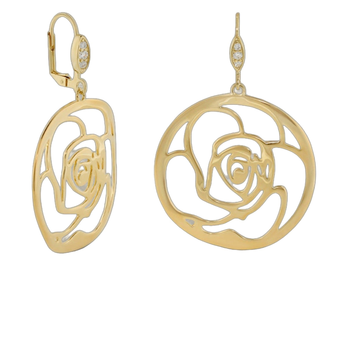 Rose Petal Earring