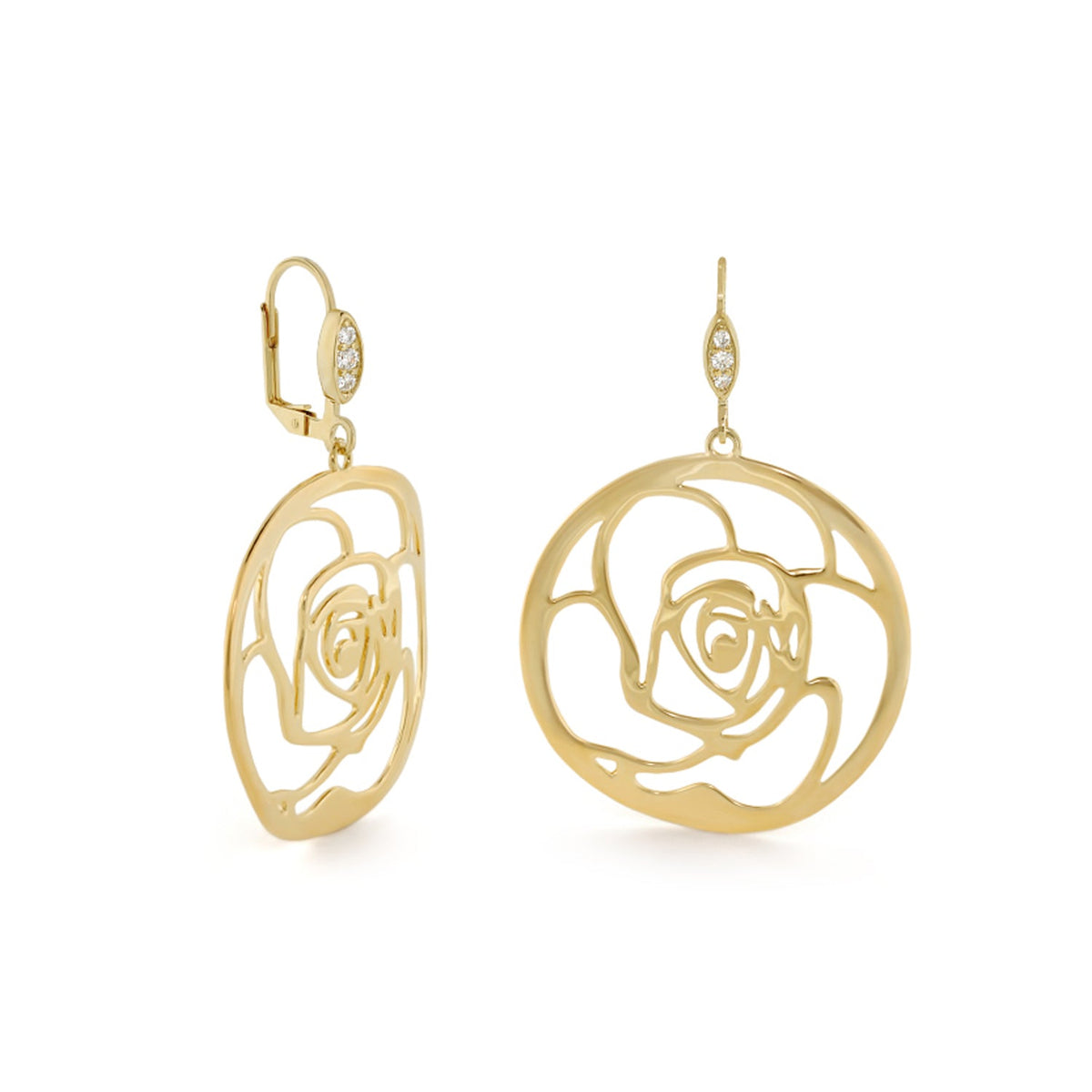 Rose Petal Earring