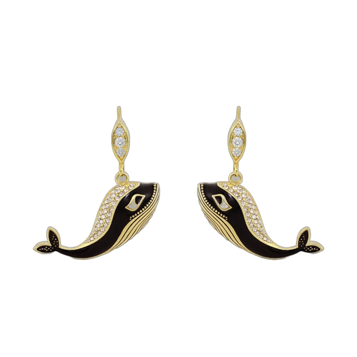 Eau Whale Earrings