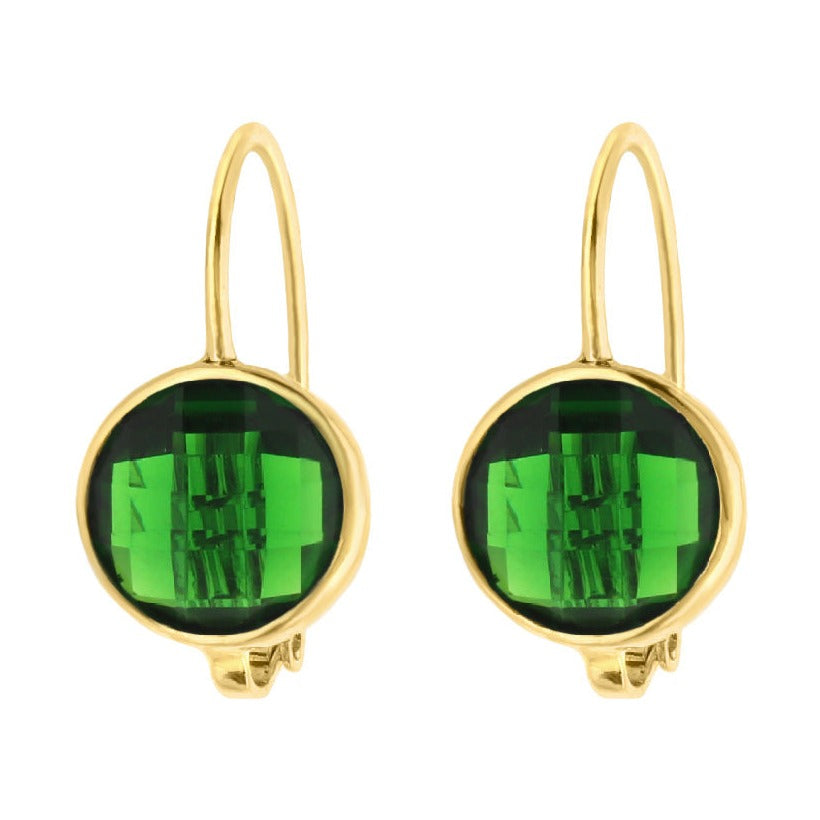 May Birthstone Color Earrings