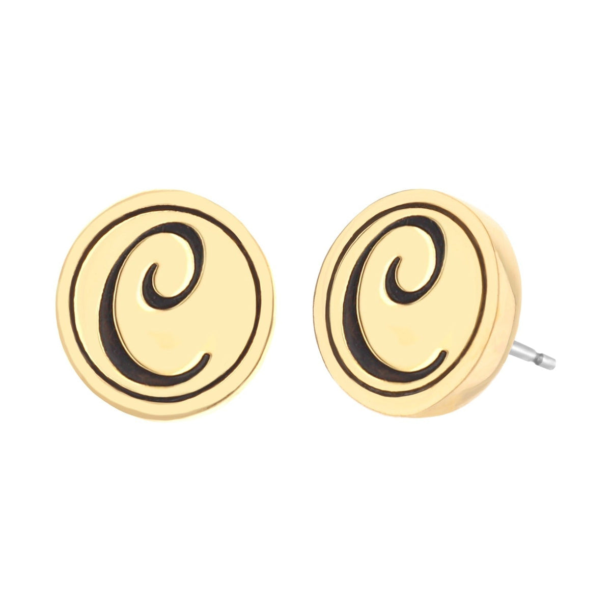 Initial C Earring