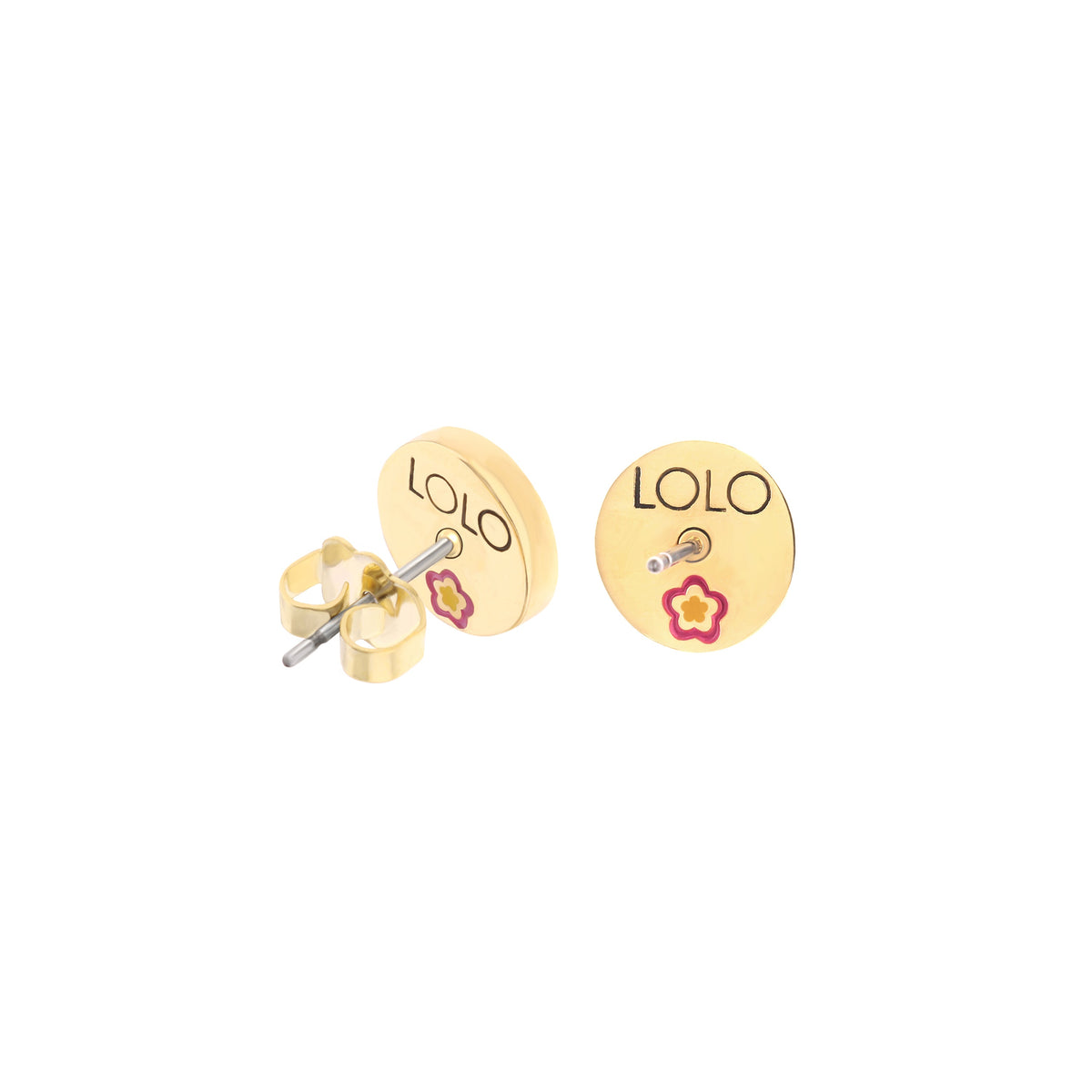 Initial F Earring