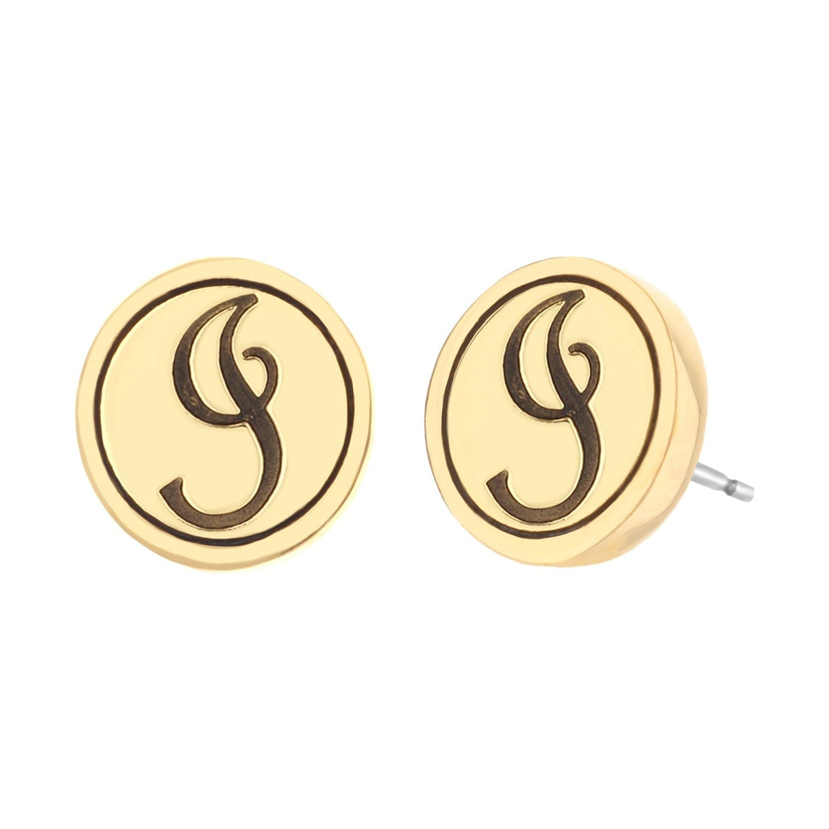 Initial I Earring