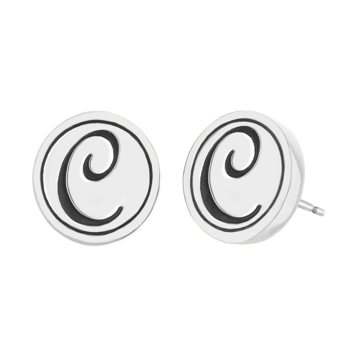 Initial C Earring