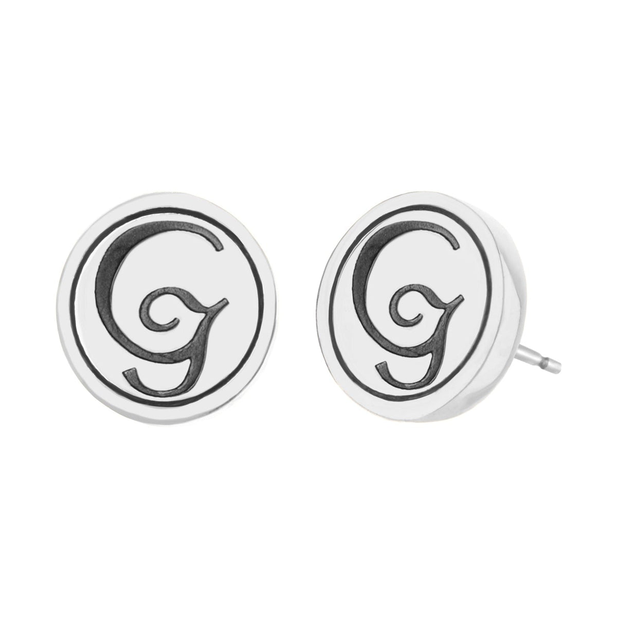 Initial G Earring