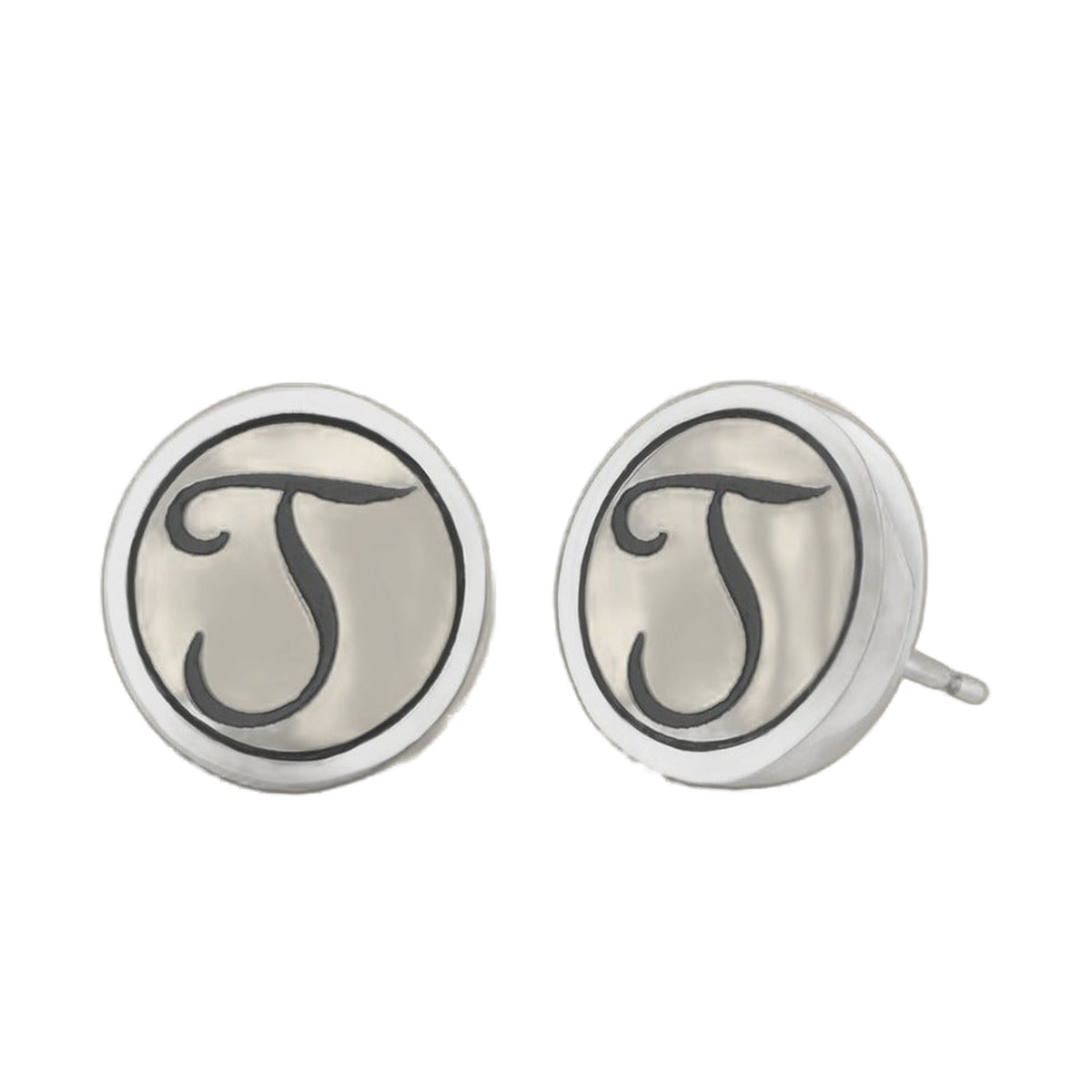Initial J Earring