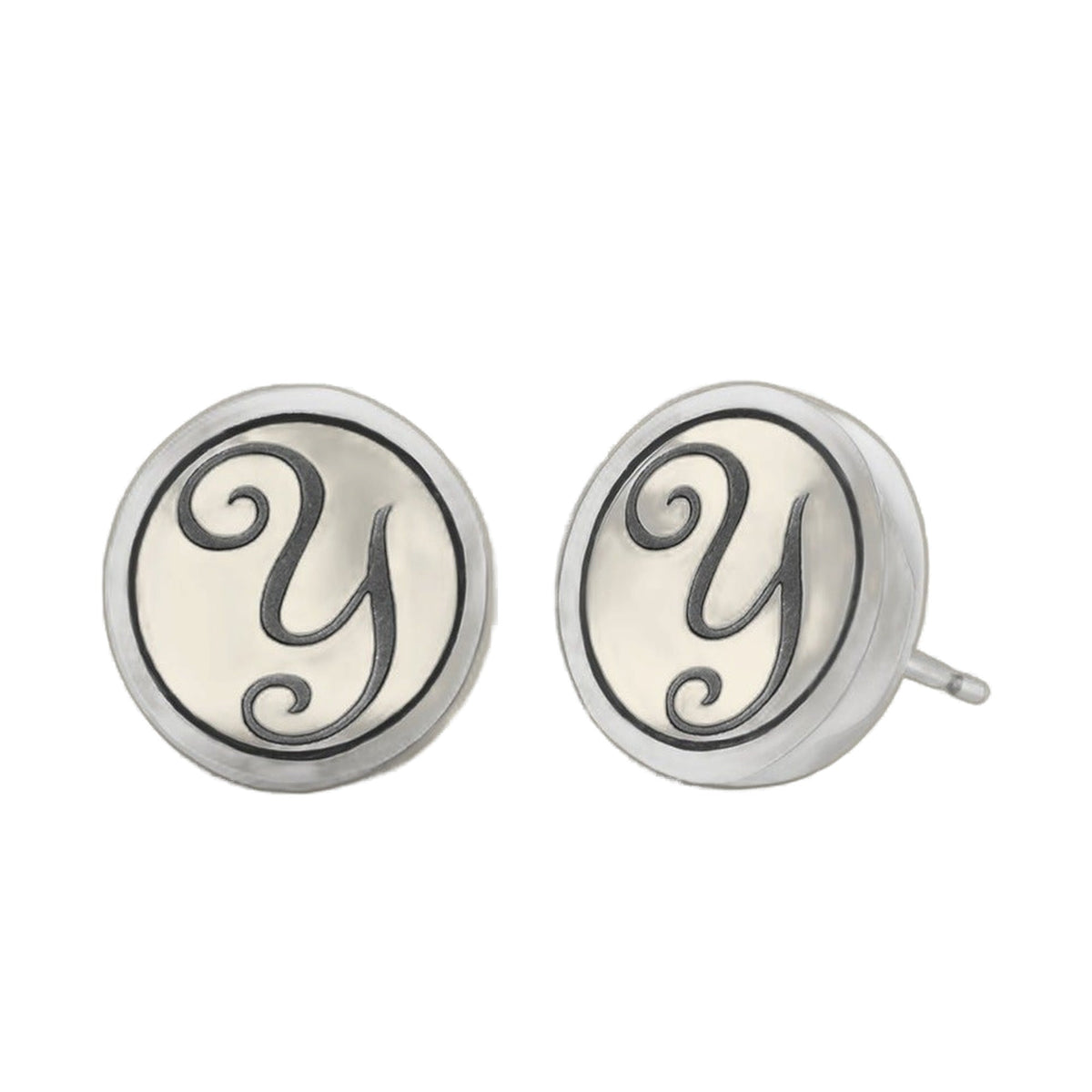 Initial Y Earring