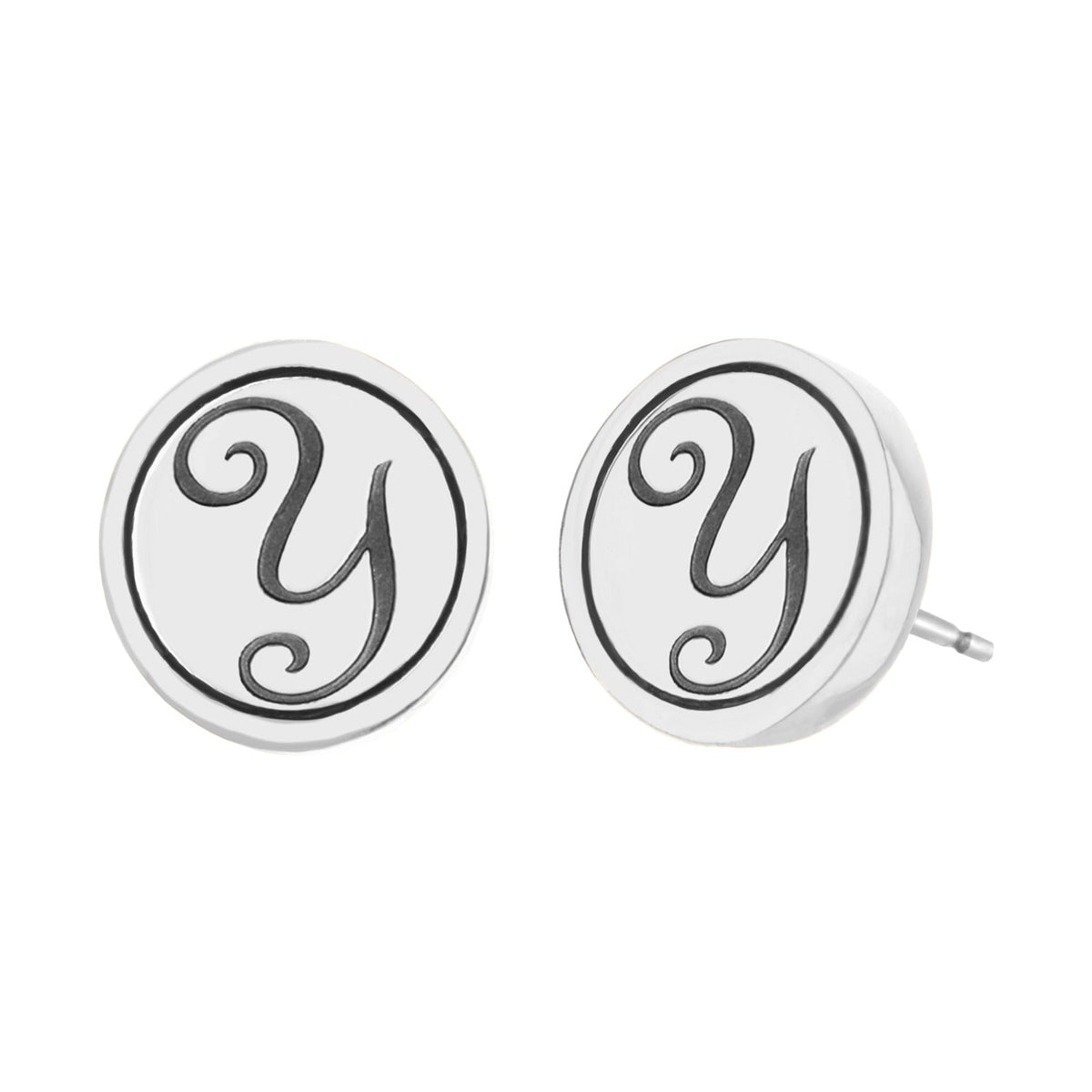 Initial Y Earring
