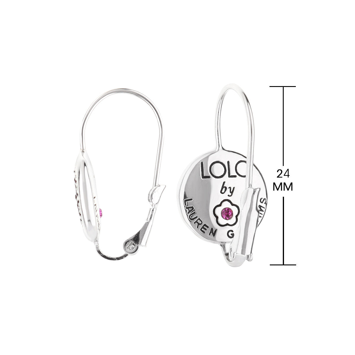 May Birthstone Color Earrings