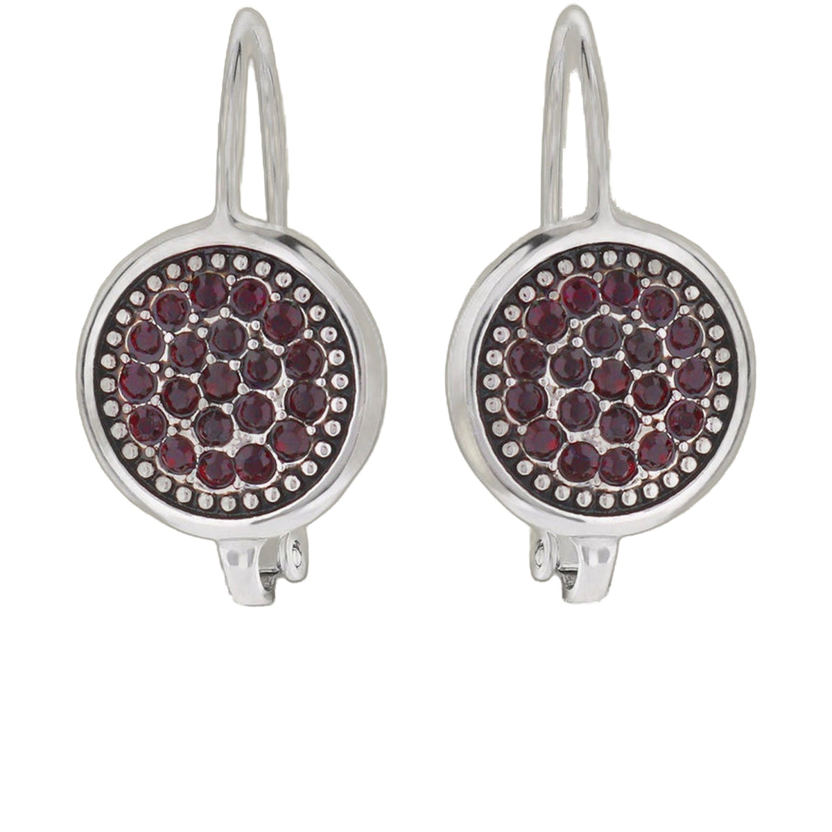 January Birthstone Color Earrings