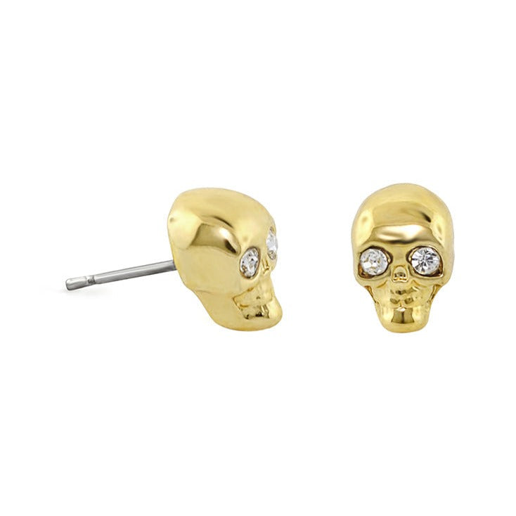Open Arms Skull Earrings