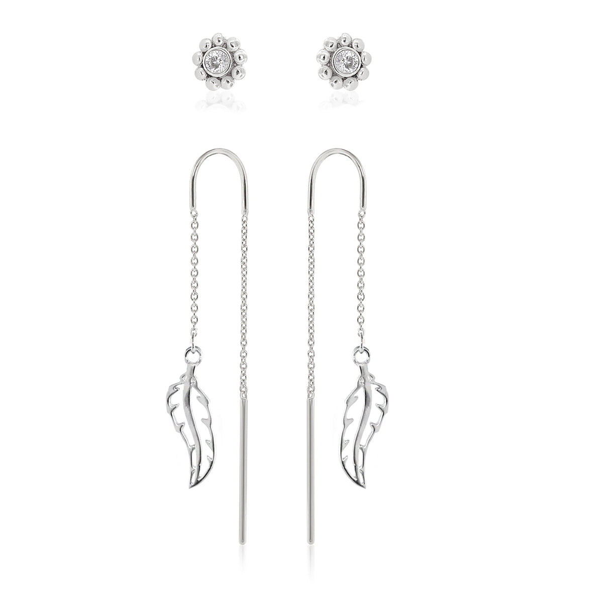 Sydney Leigh Feather Earrings
