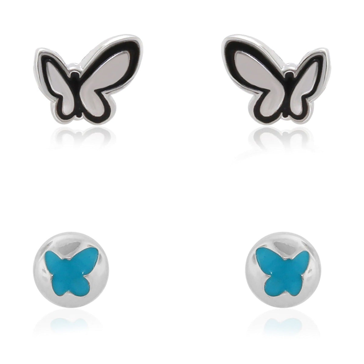 Sydney Leigh Butterfly Earrings Set of 2