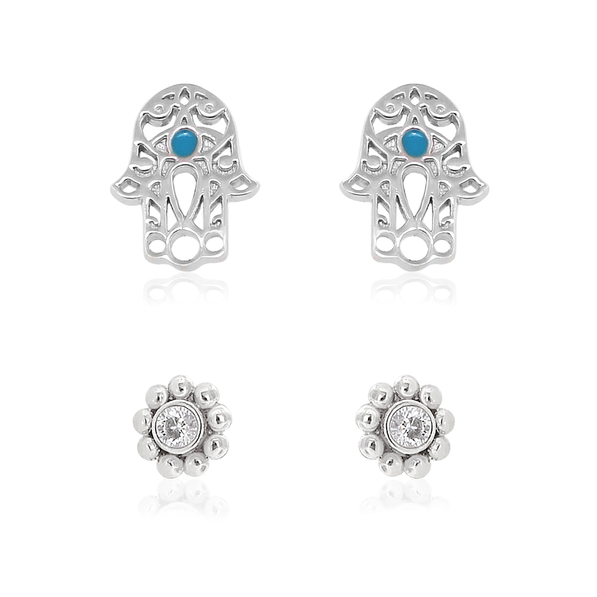 Sydney Leigh Hamsa Earrings Set of 2