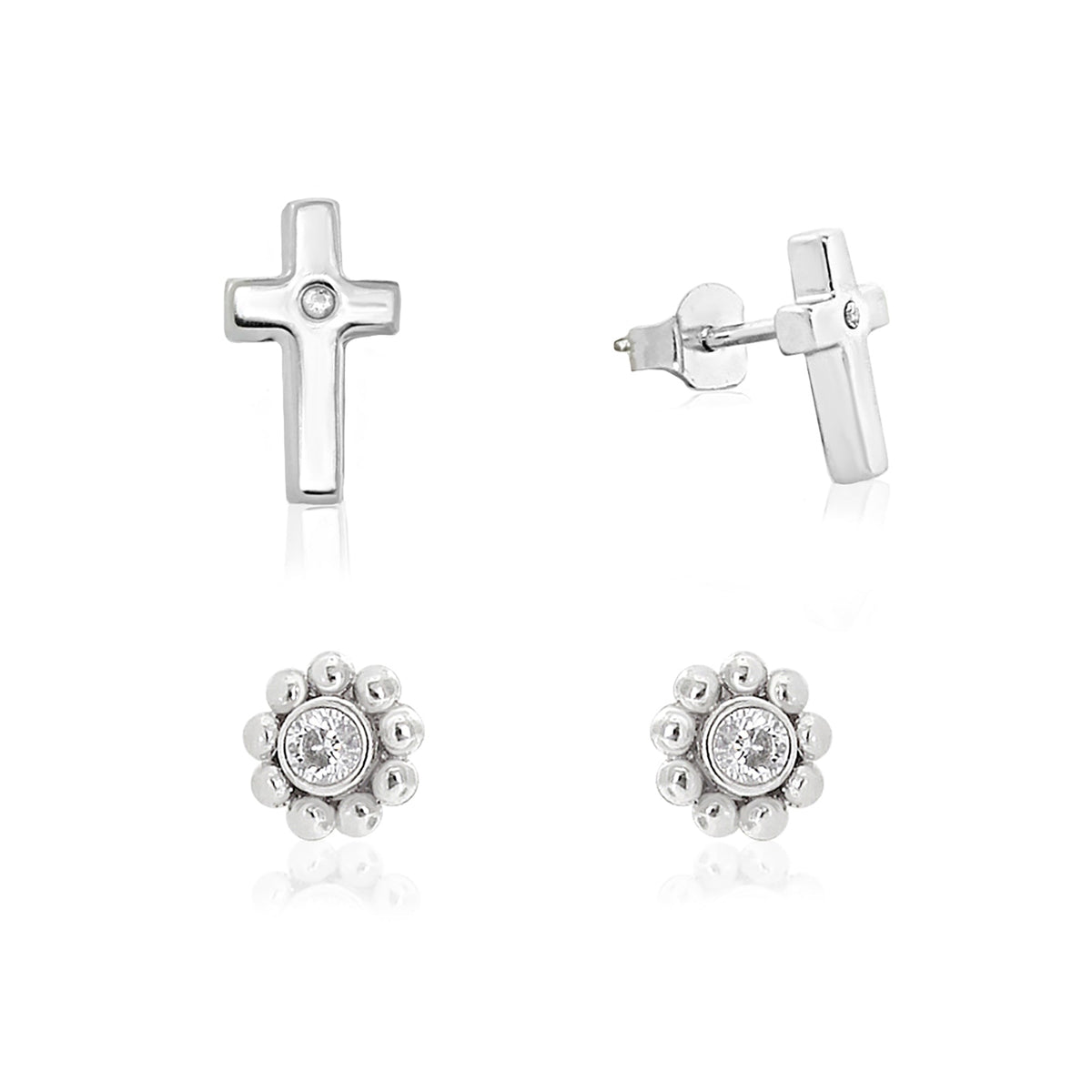 Sydney Leigh Cross Earrings Set of 2
