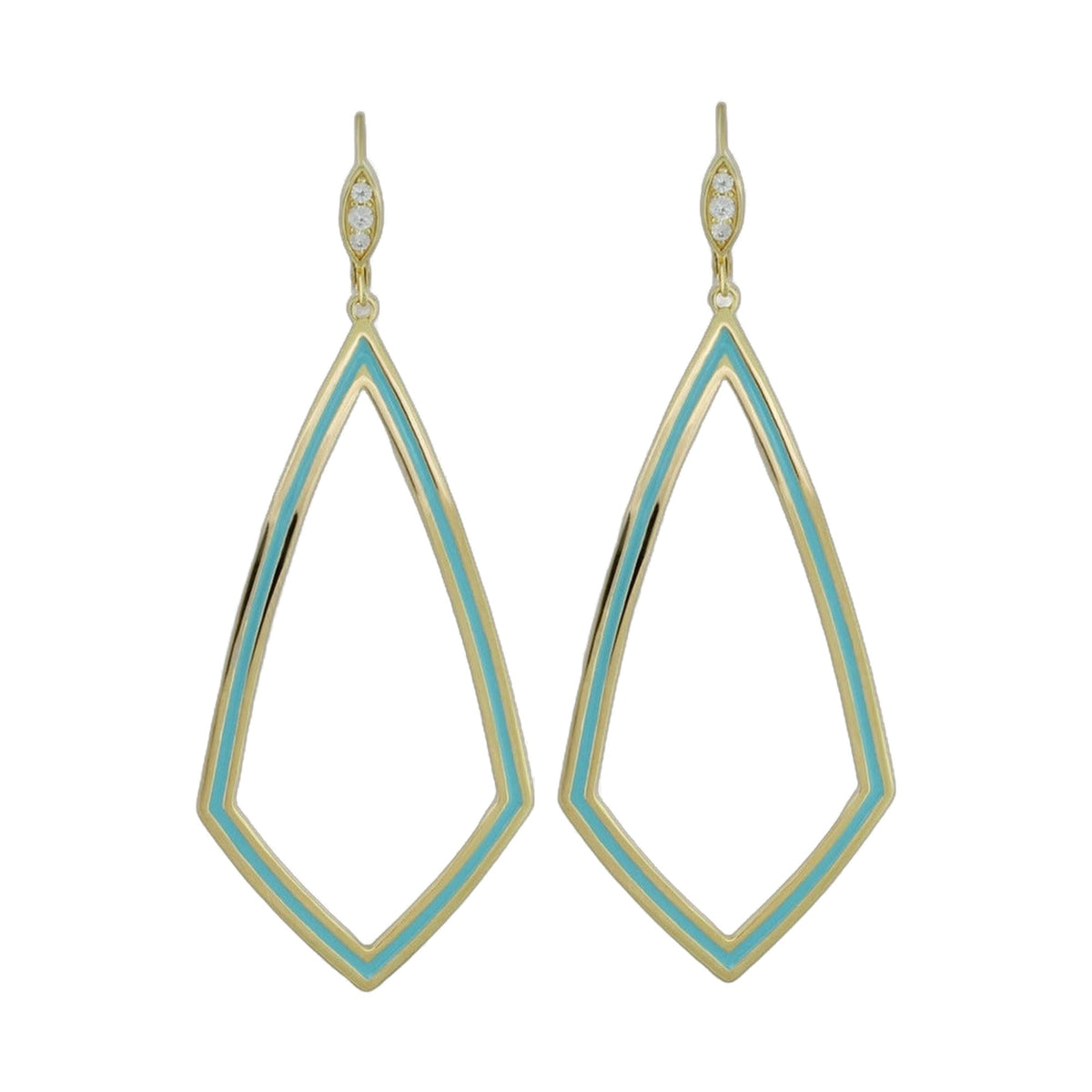 Lux Diamond Dangle Earrings