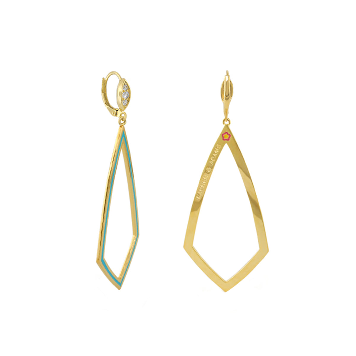 Lux Diamond Dangle Earrings