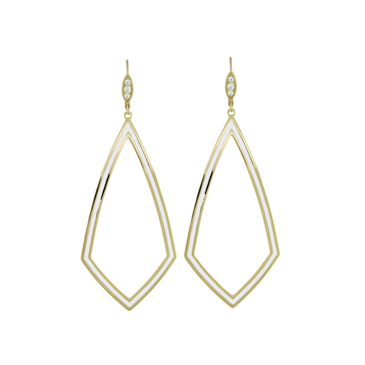 Lux Diamond Dangle Earrings