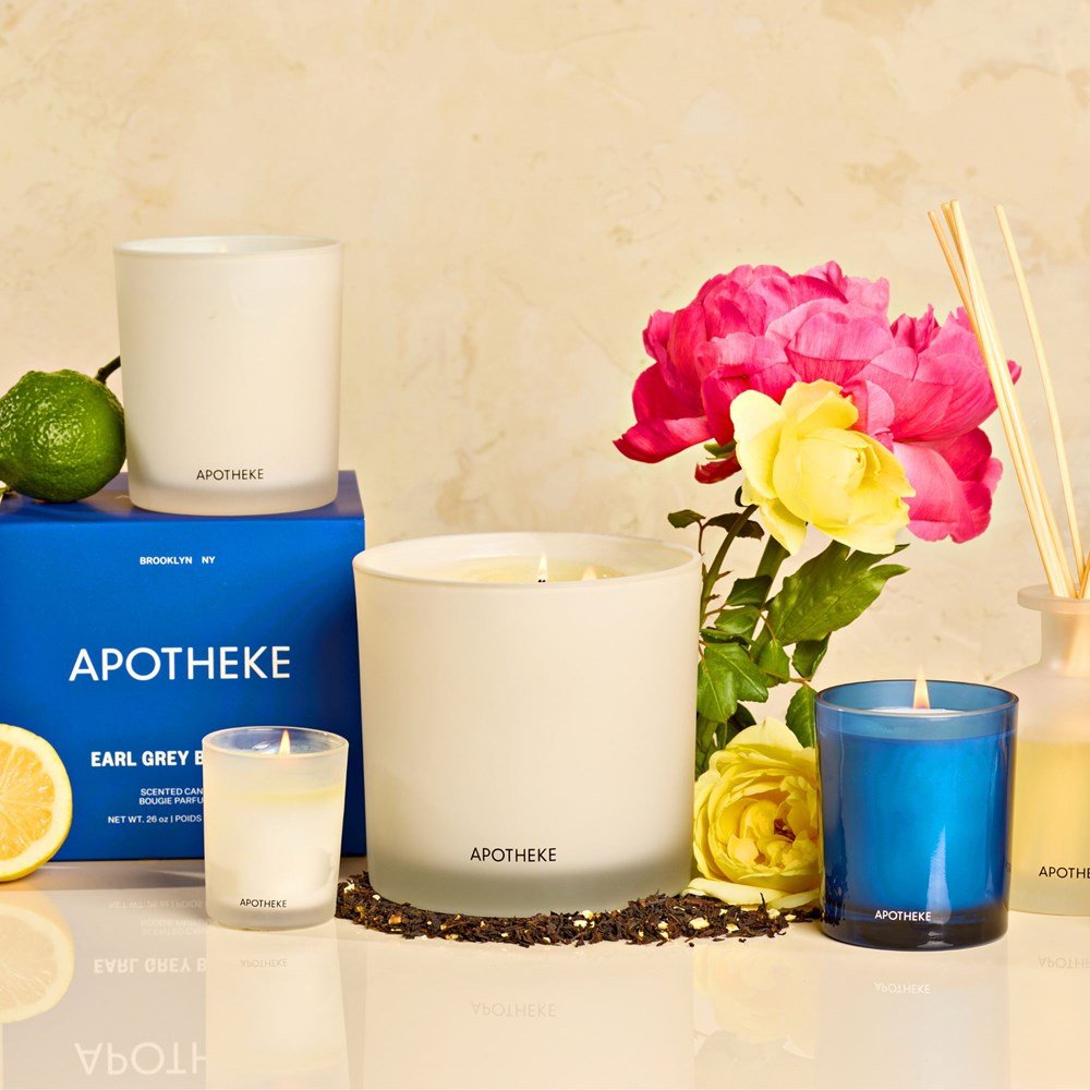 Earl Grey Bitters Votive Candle by APOTHEKE at Shirley Shoppe