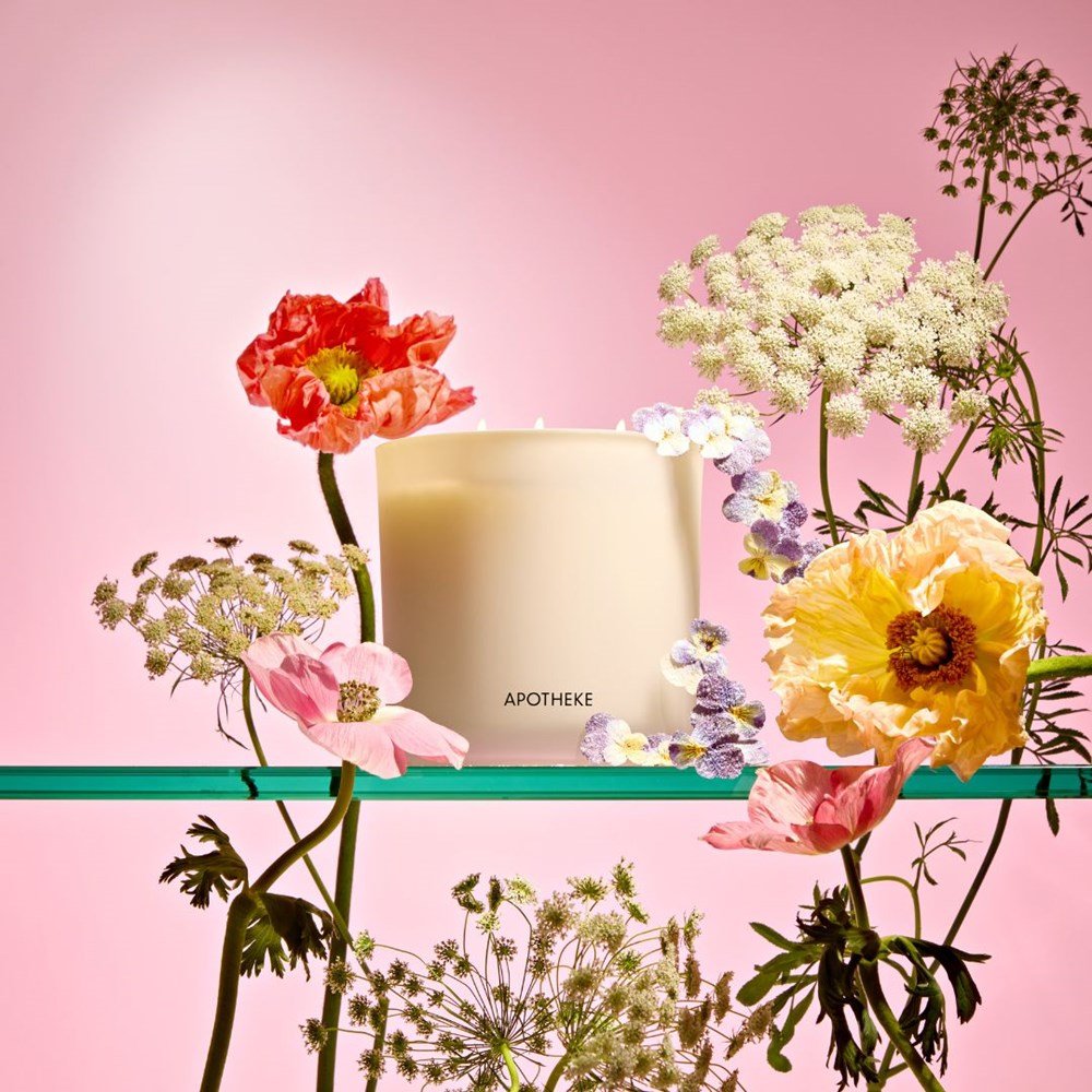 Elderflower Sugar 3-Wick Candle by APOTHEKE at Shirley Shoppe