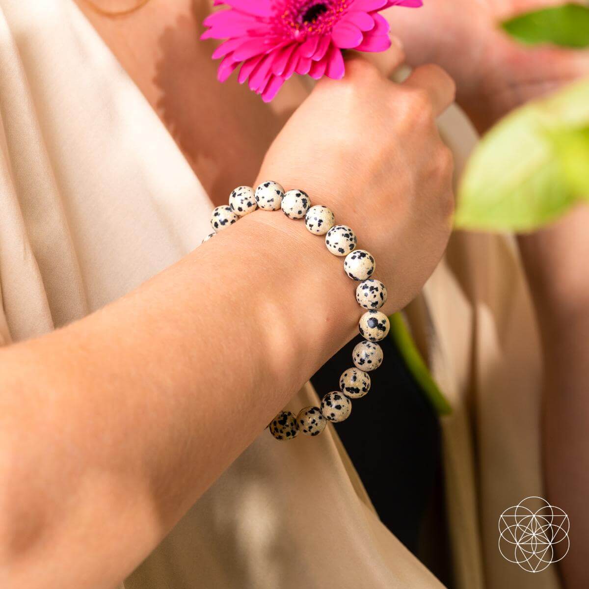 Emotional Detox - Dalmatian Jasper Bracelet by Conscious Items at Shirley Shoppe