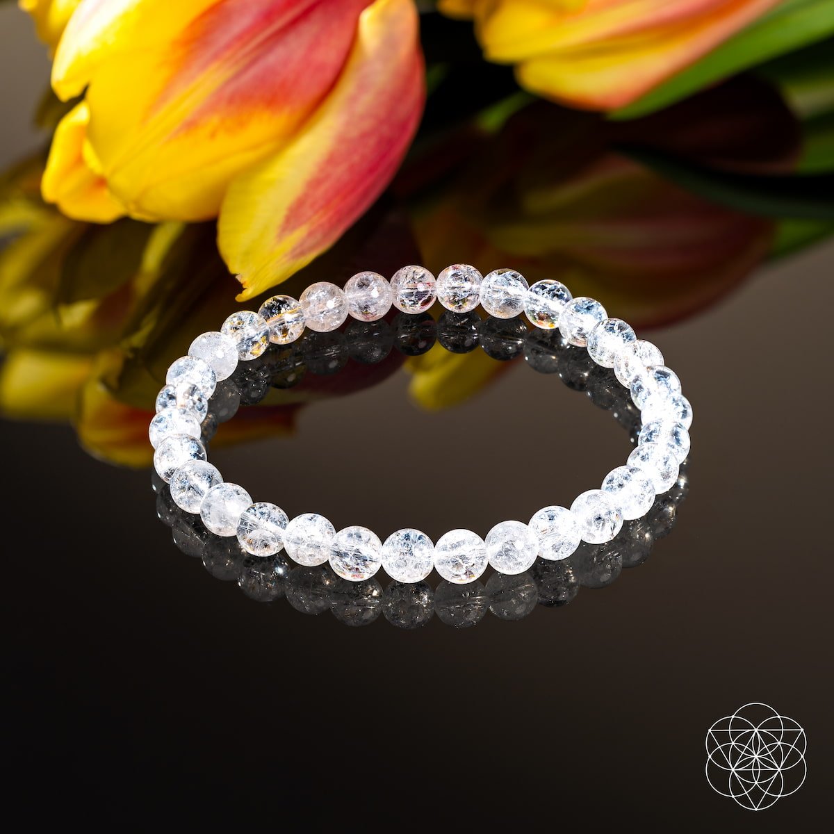 Emotional Ice Bath – The Ice Quartz Bracelet | 6mm by Conscious Items at Shirley Shoppe