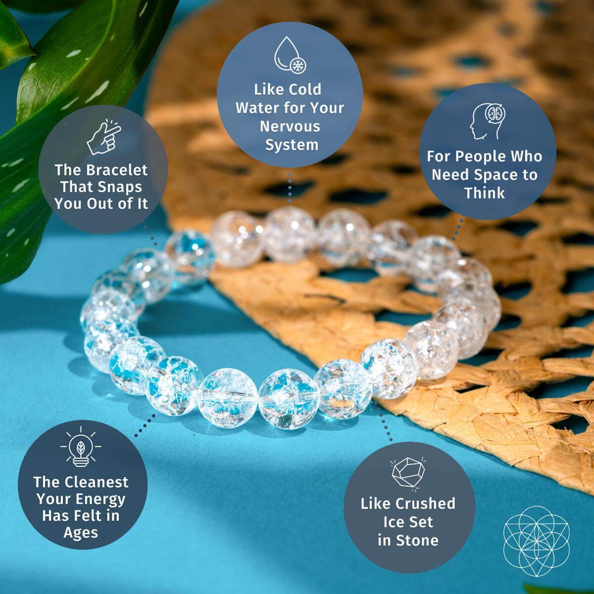 Emotional Ice Bath – The Ice Quartz Bracelet by Conscious Items at Shirley Shoppe