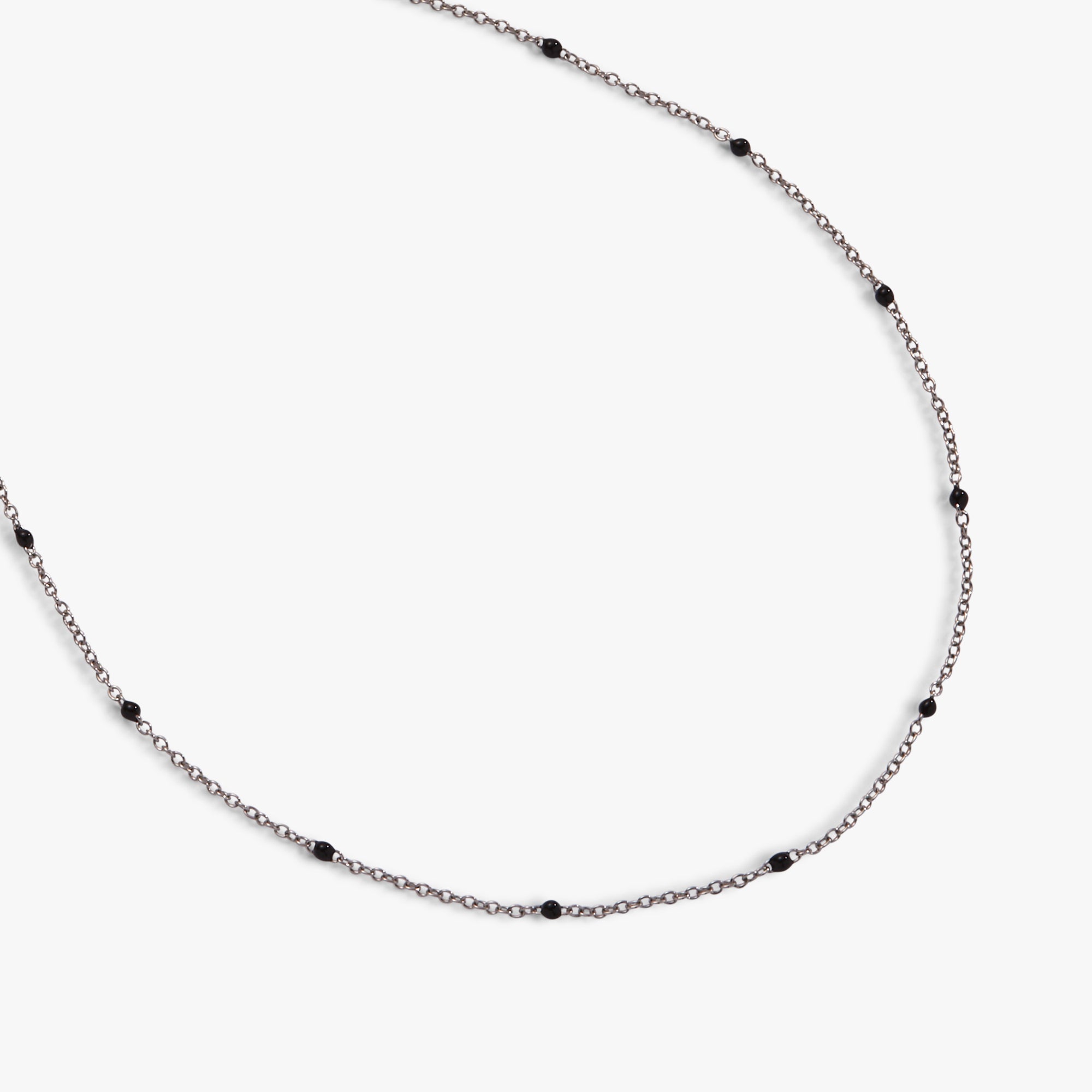 Enamel Black Dot Chain Necklace by ALEX AND ANI at Shirley Shoppe