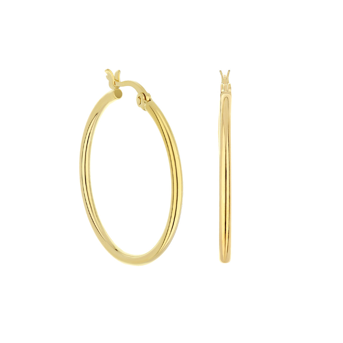 Plain Hoop Earrings