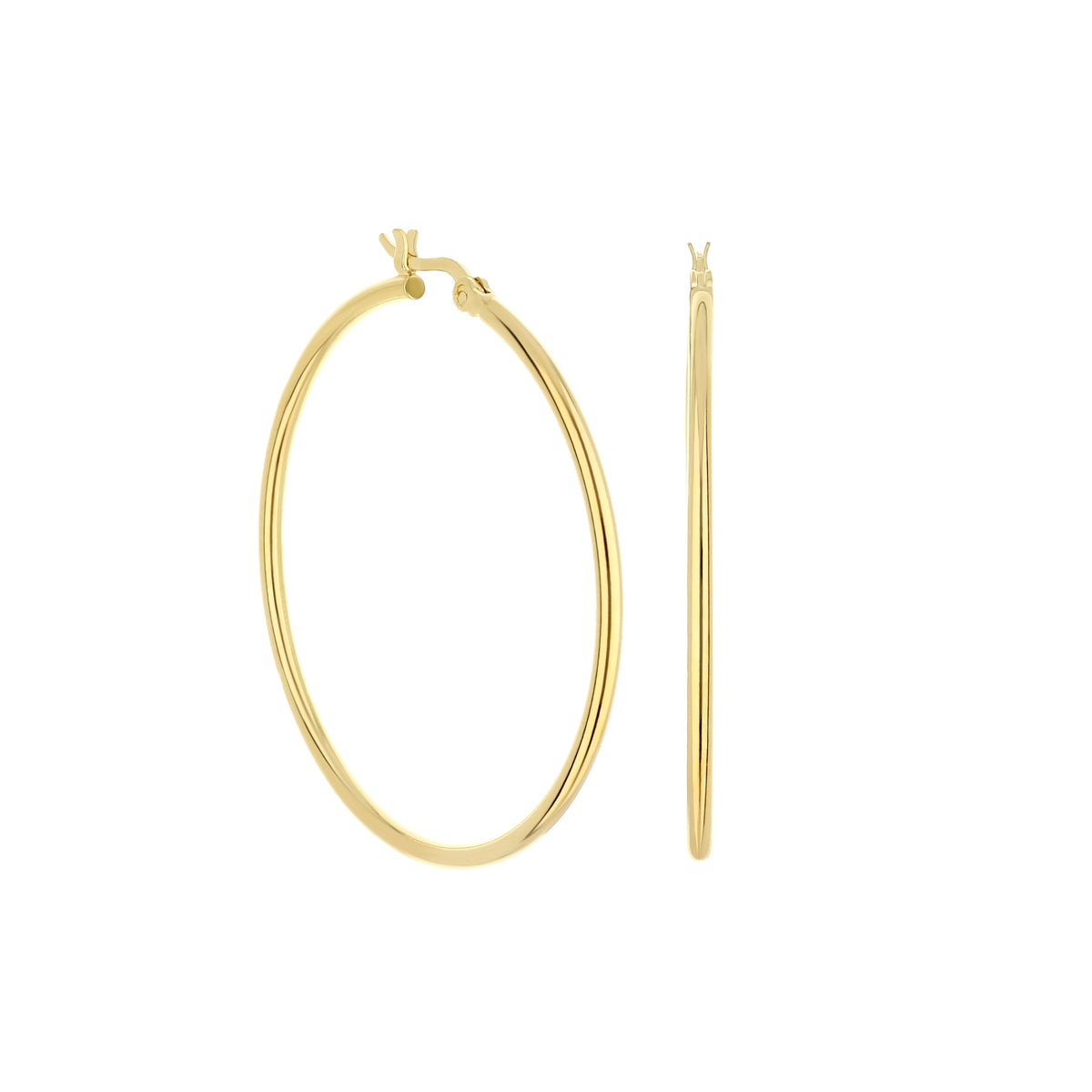 Plain Hoop Earrings