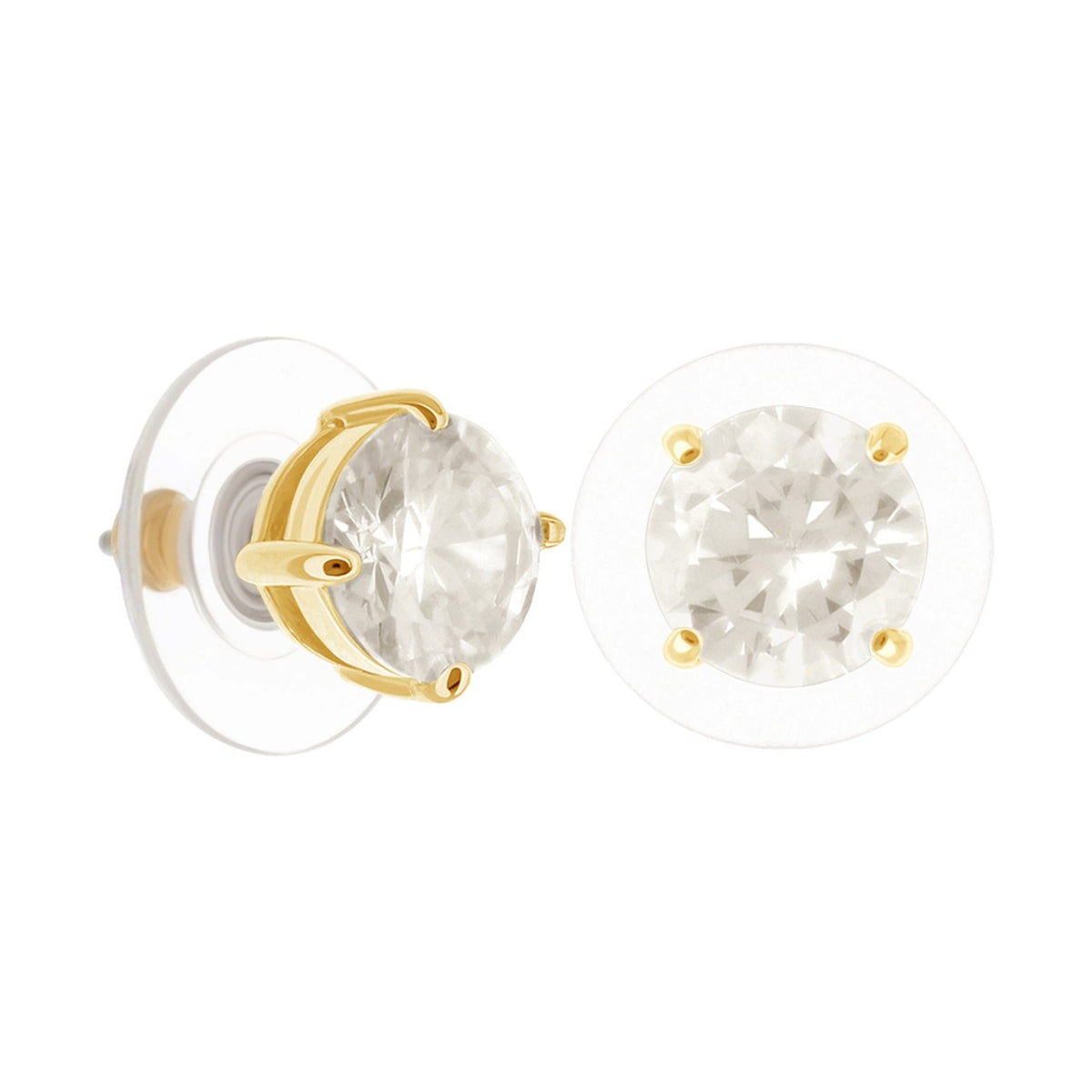 925 Stud Earrings 2 Ct
