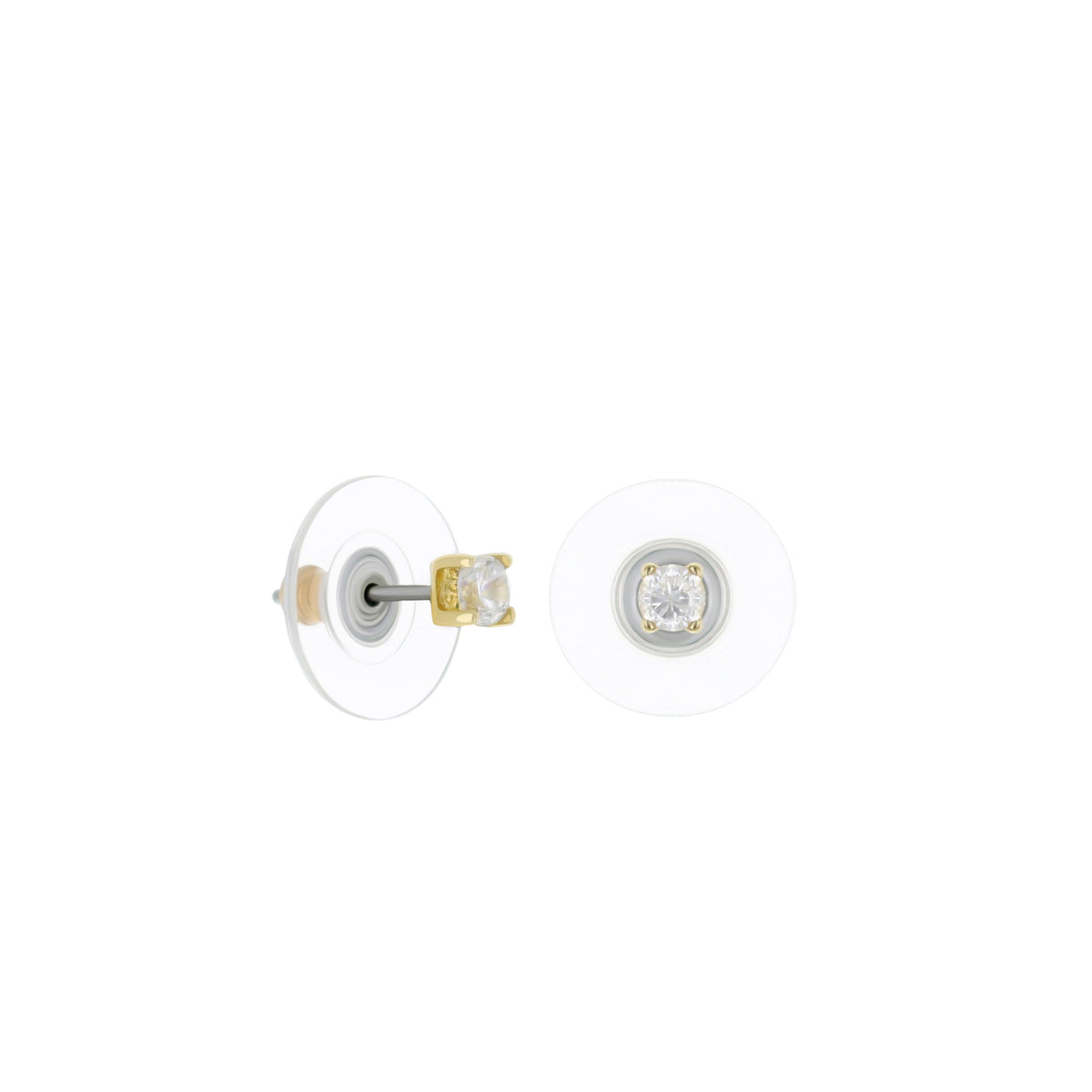 925 Stud Earrings 0.4 Ct