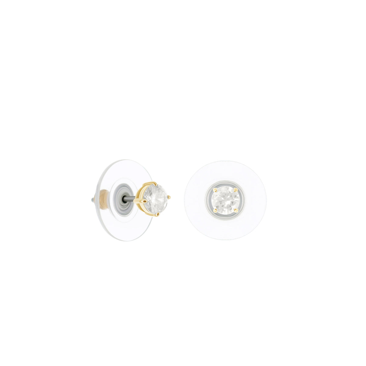 925 Stud Earrings 0.5 Ct
