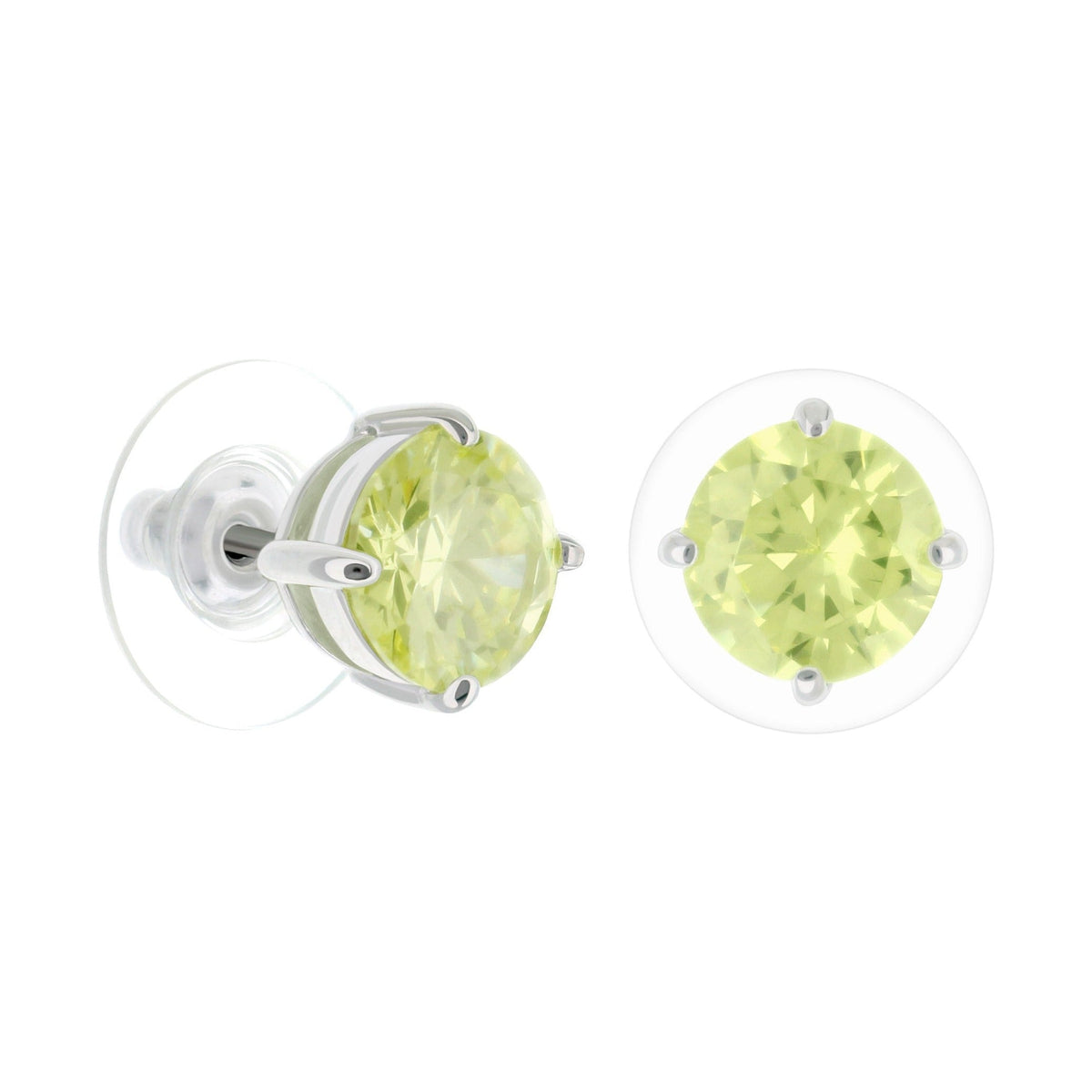 925 Stud Earrings 1.3 Ct