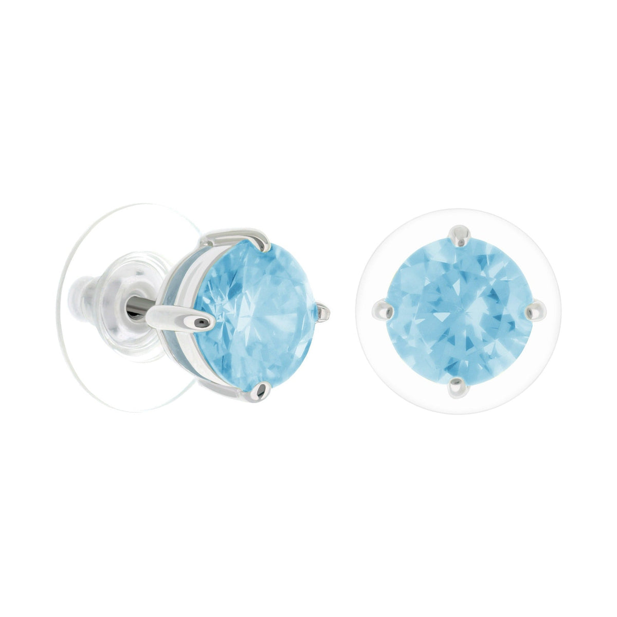 925 Stud Earrings 1.3 Ct