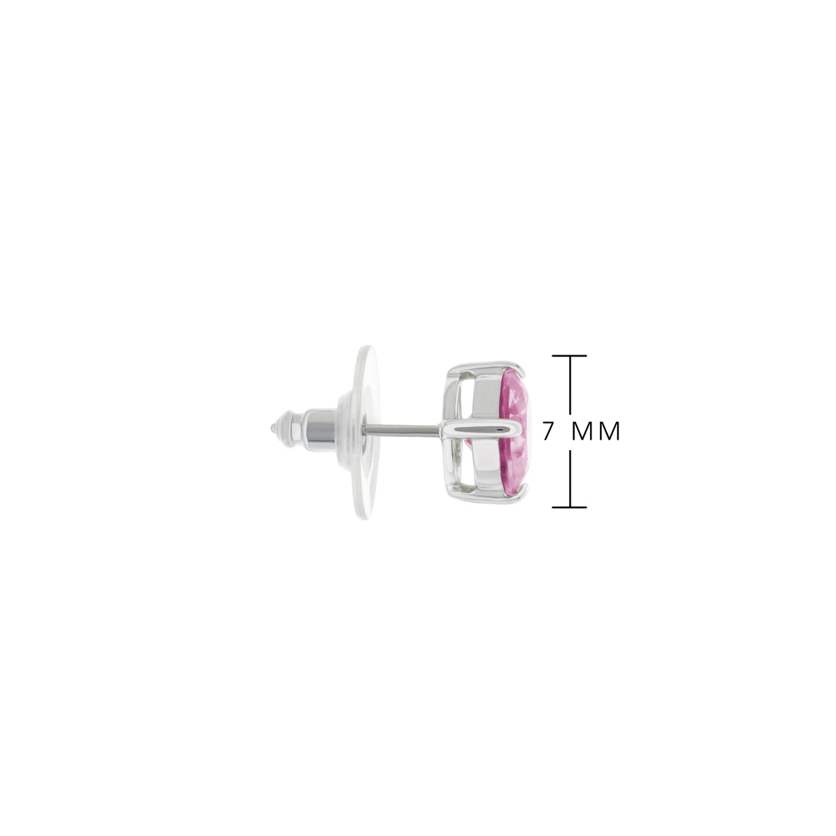 925 Stud Earrings 1.3 Ct