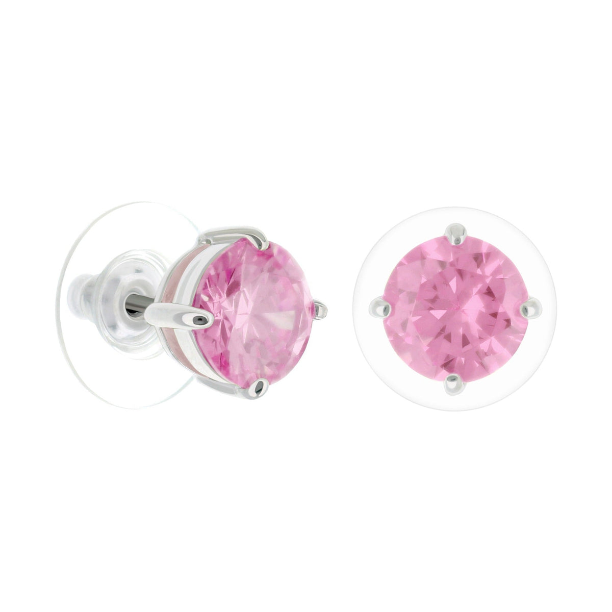 925 Stud Earrings 2 Ct